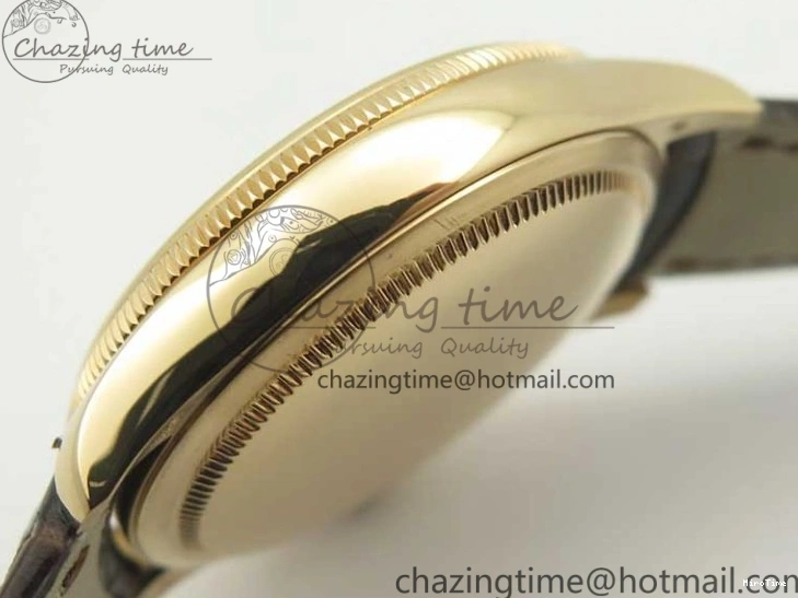 MiroTime 0123 Cellini Time 50509 RG MKF Best Edition White Dial Sticks Marker on Brown Leather Strap A3132 V SoftTouch 3405